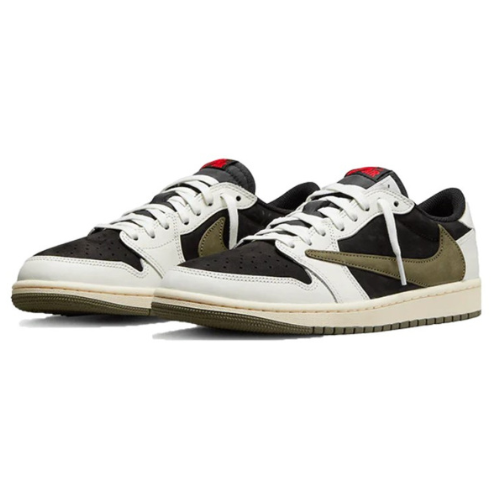 Travis Scott Jordan 1 Low Olive