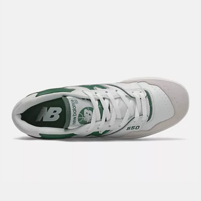 New Balance 550 - White/Forest Green