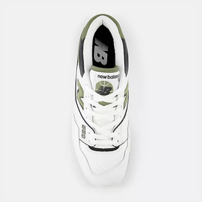 New Balance 550 - White/Dark Olive
