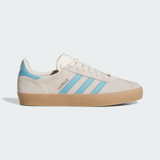 Adidas Gazelle White/Light Blue