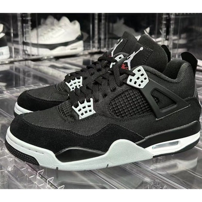 Jordan 4 Black Canvas
